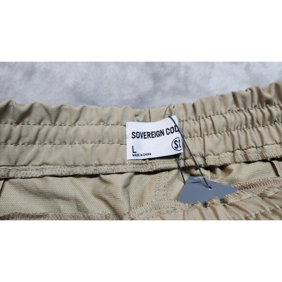 Sovereign Code Men's Size Large Khaki Loop Cargo Shorts NWT - Picture 5 of 10